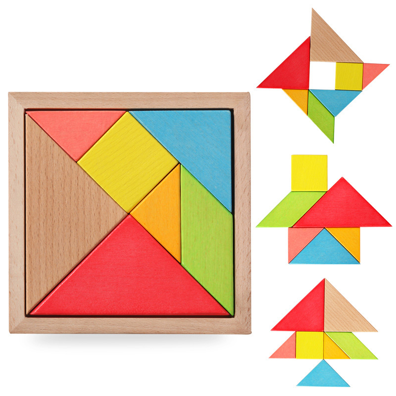 Colorful Wooden Tangram-image